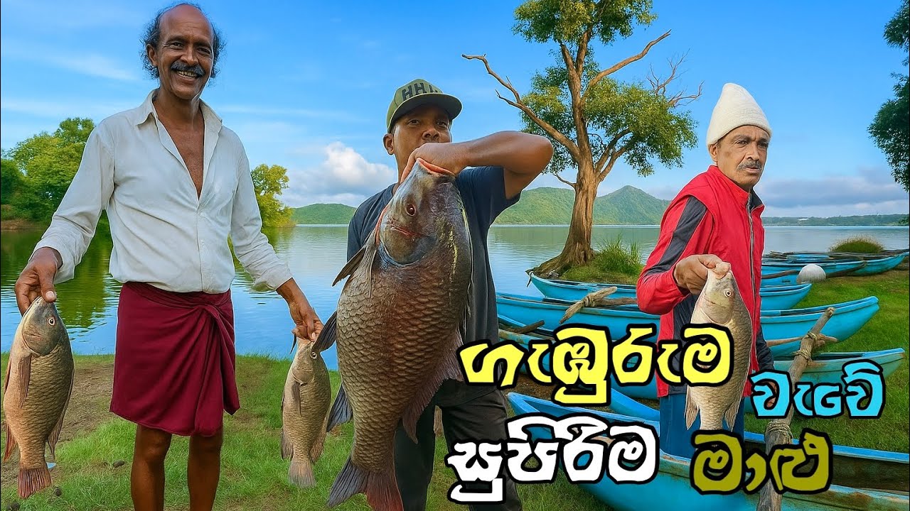 ගැඹුරුම වැවේ කිලෝ 15වේ මාළු| ලංකාවේ ගැඹුරින් වැඩිම ගිරිතලේ වැවේ ධීවර රැකියාව@SLfoodsacademy #fishing