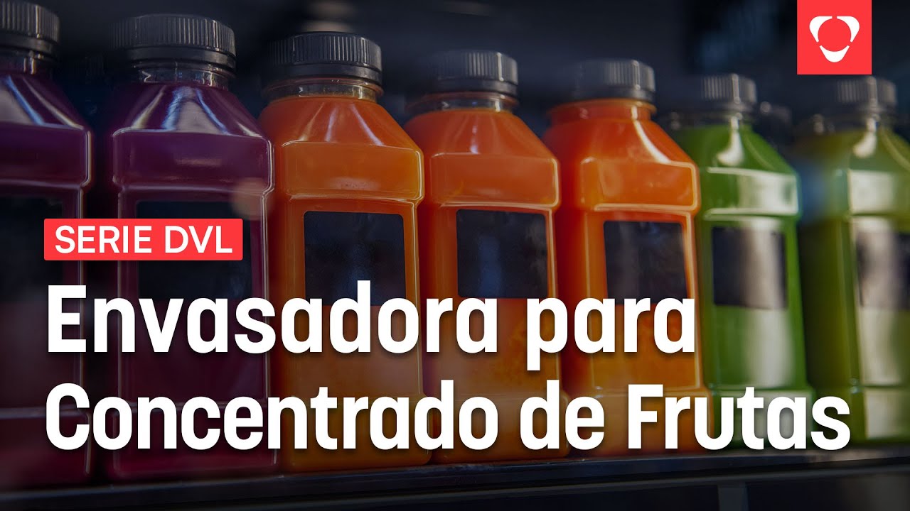 Envasadora para Concentrado de Frutas -Embotelladora de Jugos -Línea de Envasado Jugos concentrados