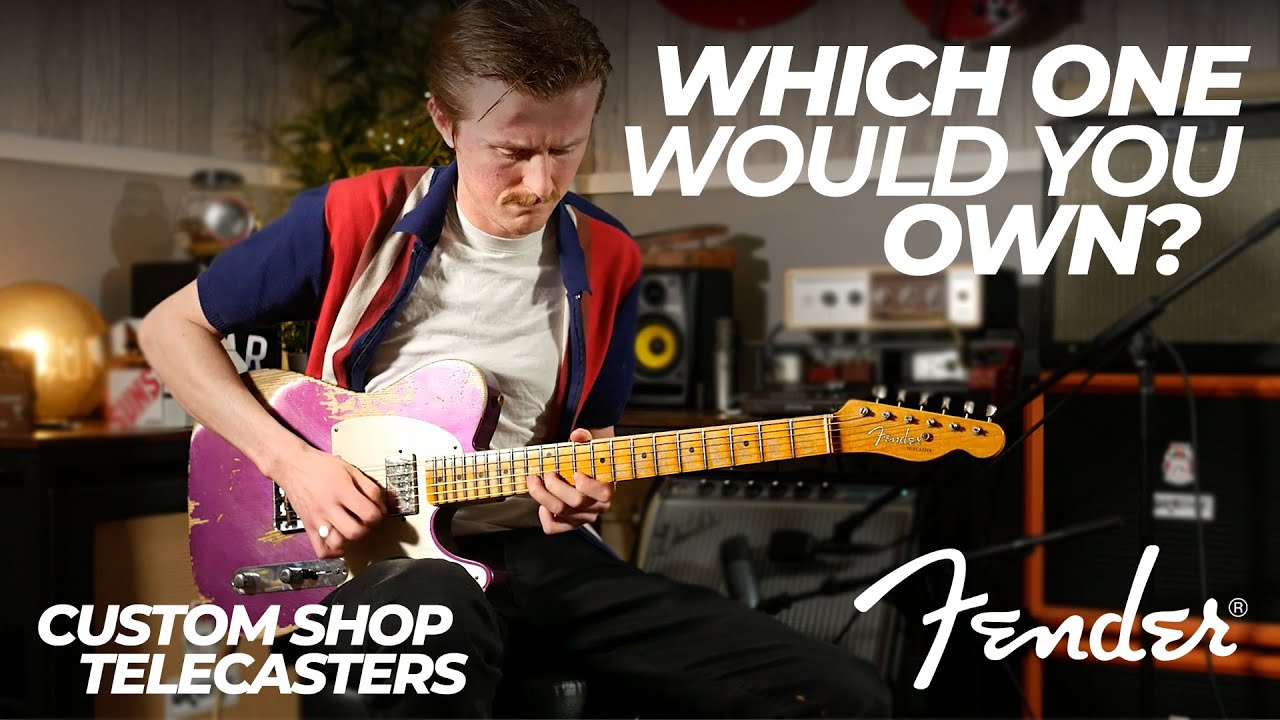 Which one would you own?! | 4 NEW Custom Shop Teles