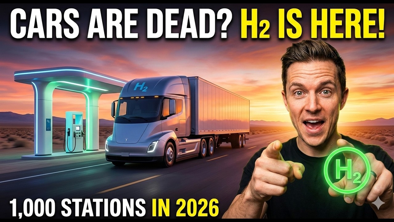 END OF ELECTRIC CARS 🛑 The Hydrogen Highway Is Finally Live!