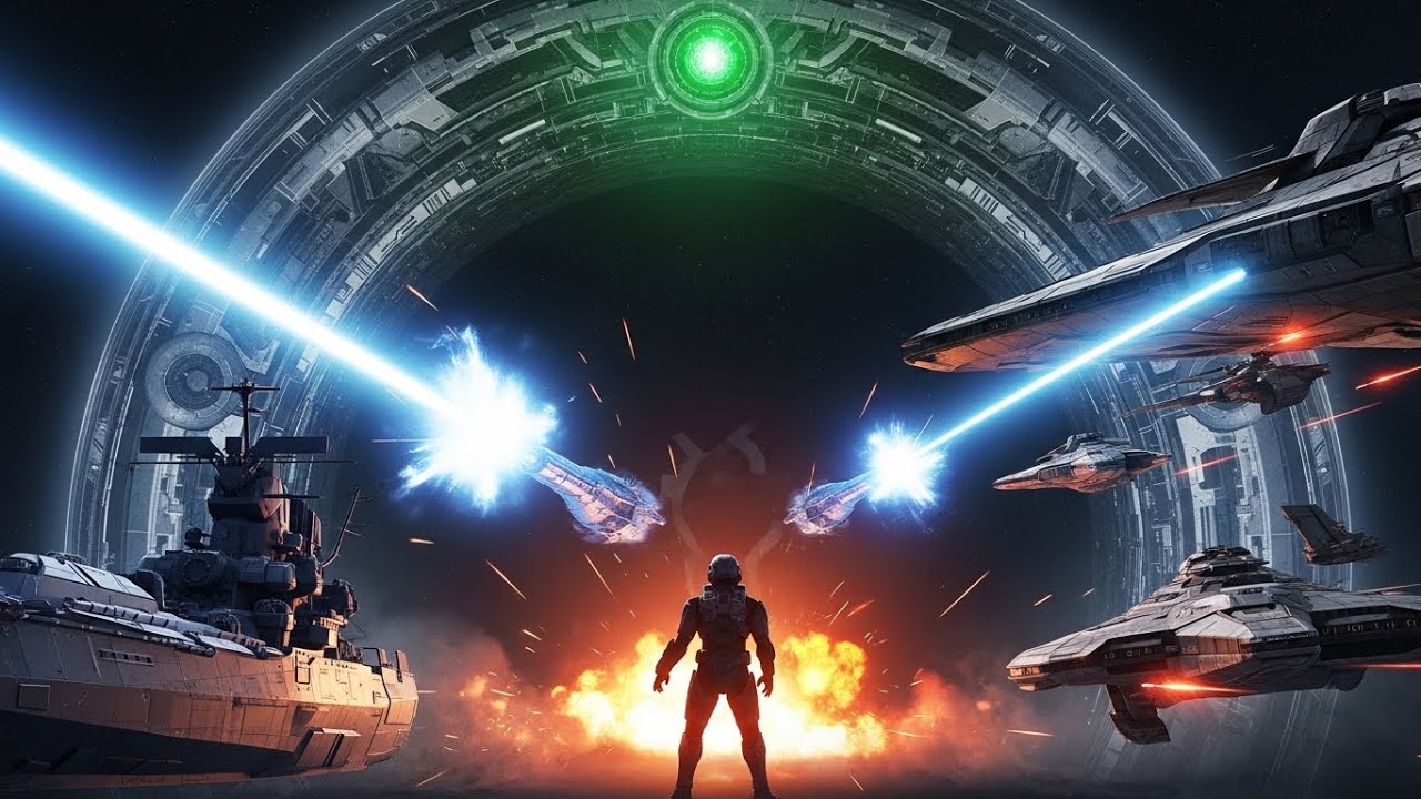What If Yamato, Battlestar Galactica, and the Normandy Arrived in Halo Universe?