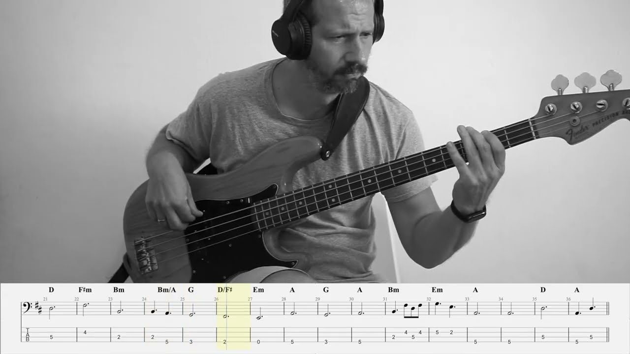 Can't Help Falling in Love - Elvis Presley (Bass Cover)