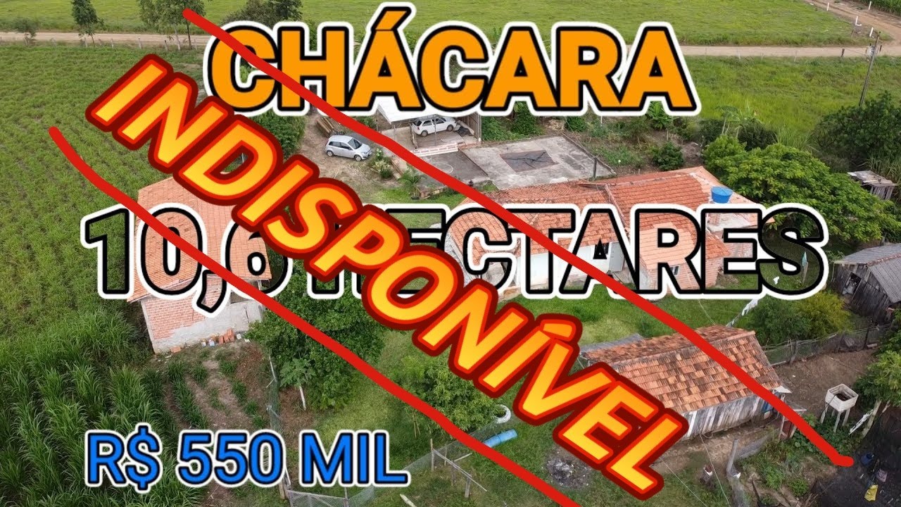 VENDE-SE CHÁCARA DE 10,6. HECTARES EM IBAITI - PARANÁ - R$ 550 MIL (CÓD C235)