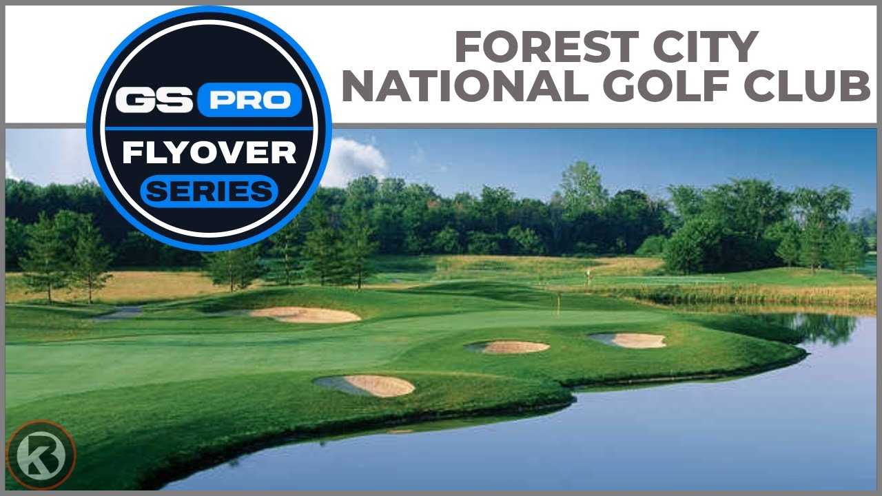 GSPro Course Flyover - Forest City National Golf Club - Designed by Kahuna