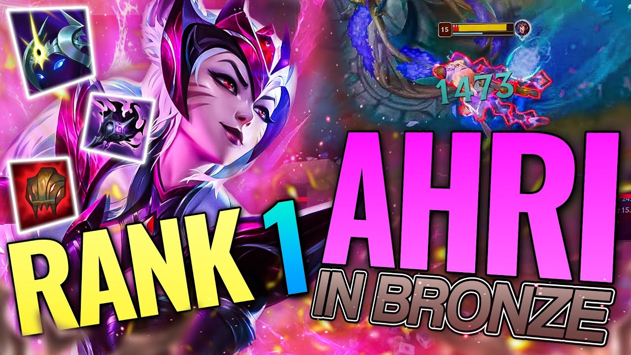 Rank 1 Ahri visits Bronze to teach you how to CARRY LOW ELO