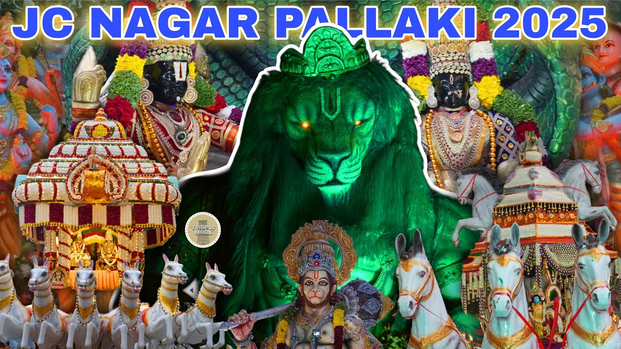 JC Nagar - Munnireddy Palya Dasara Pallaki 2025 | Bangalore Dasara 2025 | #templemonk #jcnagar