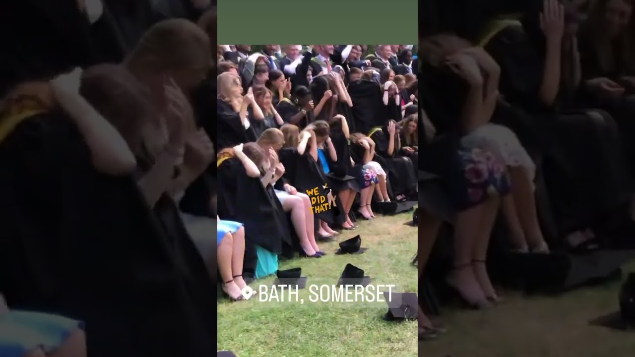Adam graduation for his degree in politics and economics in Bath university