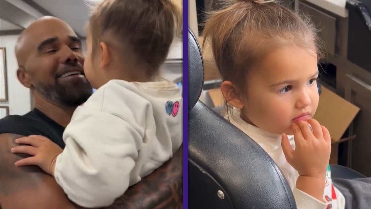 Shemar Moore's Daughter Frankie Visits Him On Set for the FIRST Time