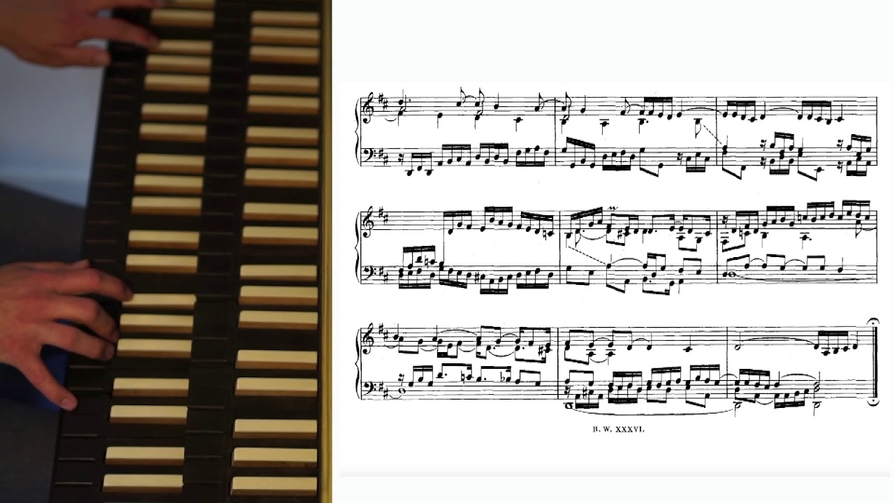 J.S. Bach - Praeludium in D BWV 925