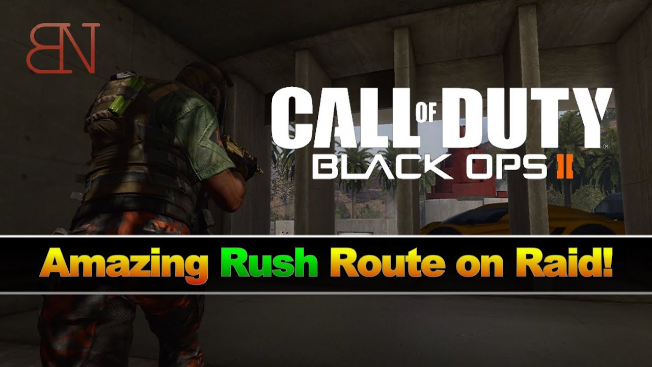 Amazing Rush Route on Raid! - Black Ops 2 League Play Tips and Tricks (BO2 Quick Tips)