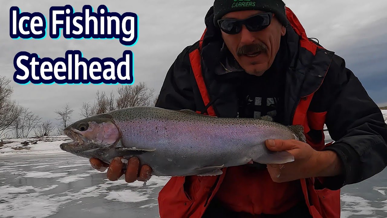 Ice Fishing Steelhead on Thin Ice - February 2025