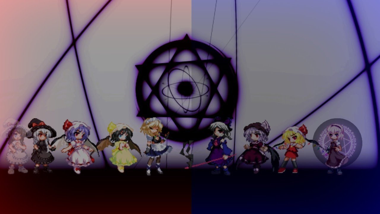 [KOF Mugen] Touhou Super Boss Team 1 vs Touhou Super Boss Team 2 - Dias Antes del Torneo - Last Day