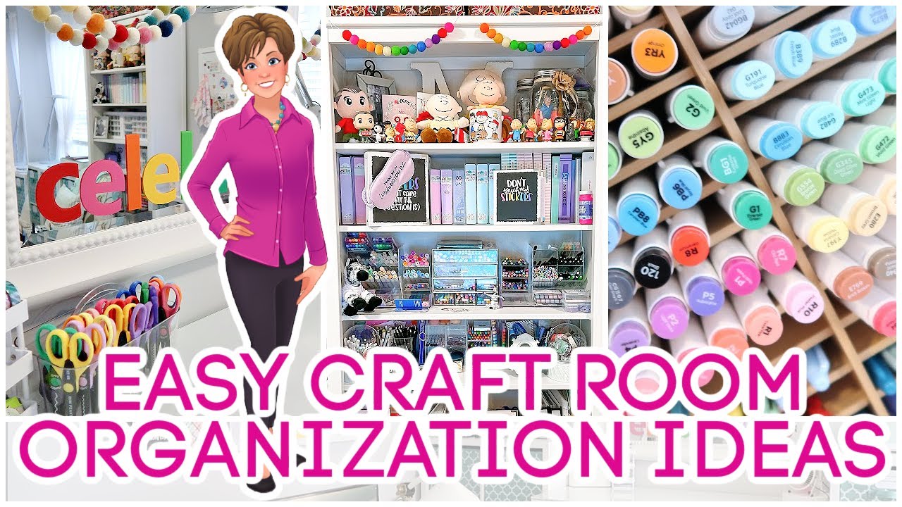 25 WAYS TO ORGANIZE YOUR CRAFT ROOM