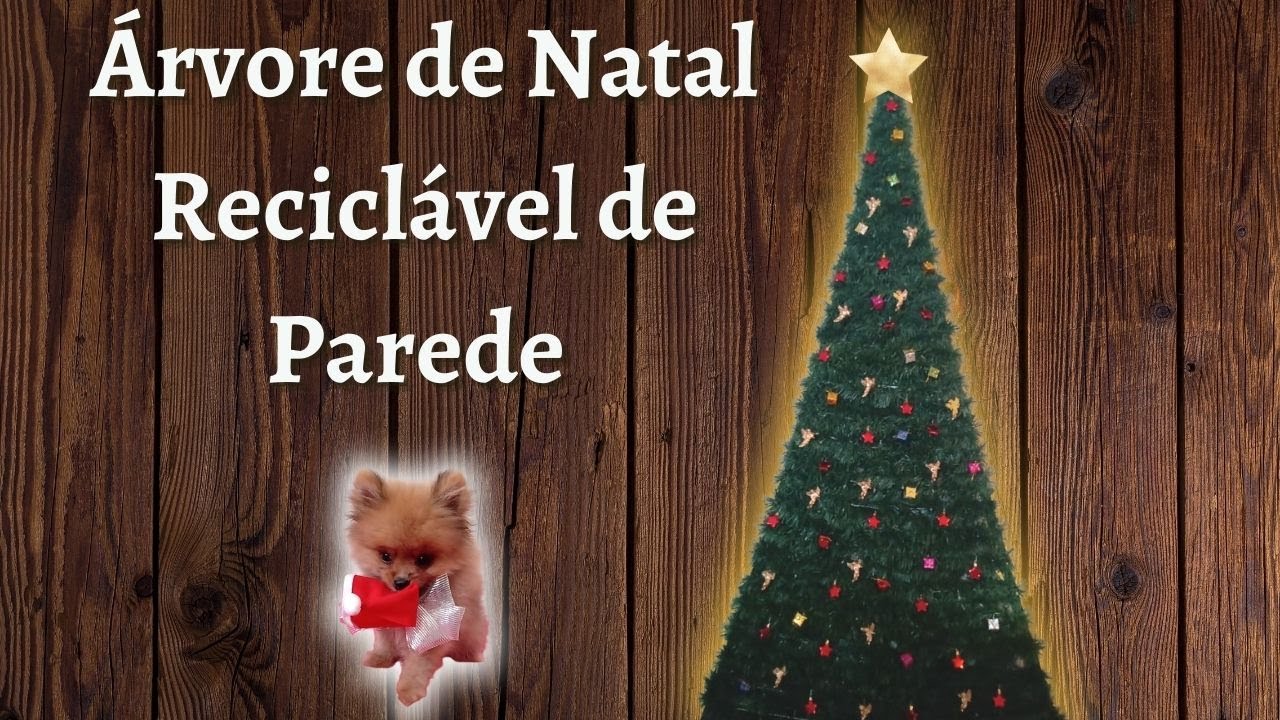 ARVORE DE NATAL *RECICLÁVEL DE PAREDE*