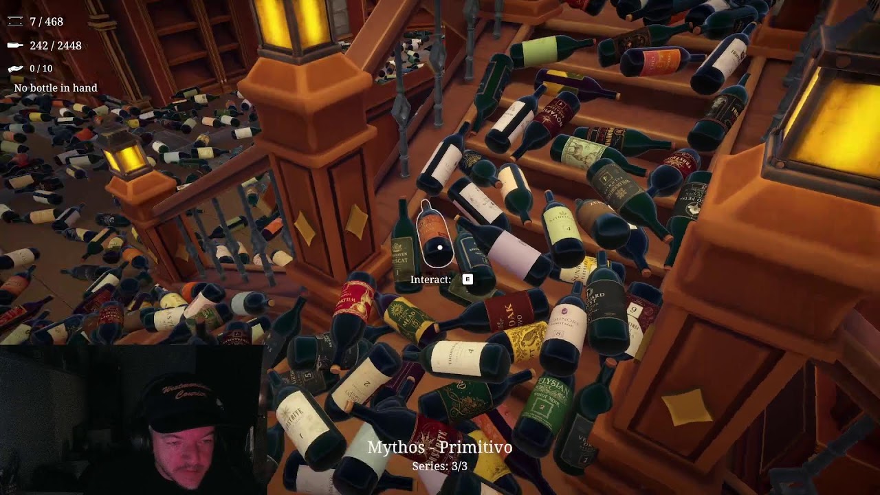 Playing a video game about bottles... Cellar Keeper