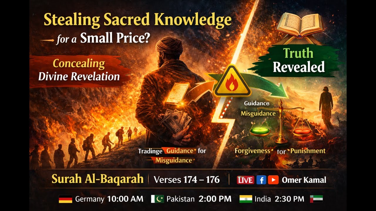 Surah Al-Baqarah 2 Verses 174–176 Live Quran Session | Tafsir & Reflections
