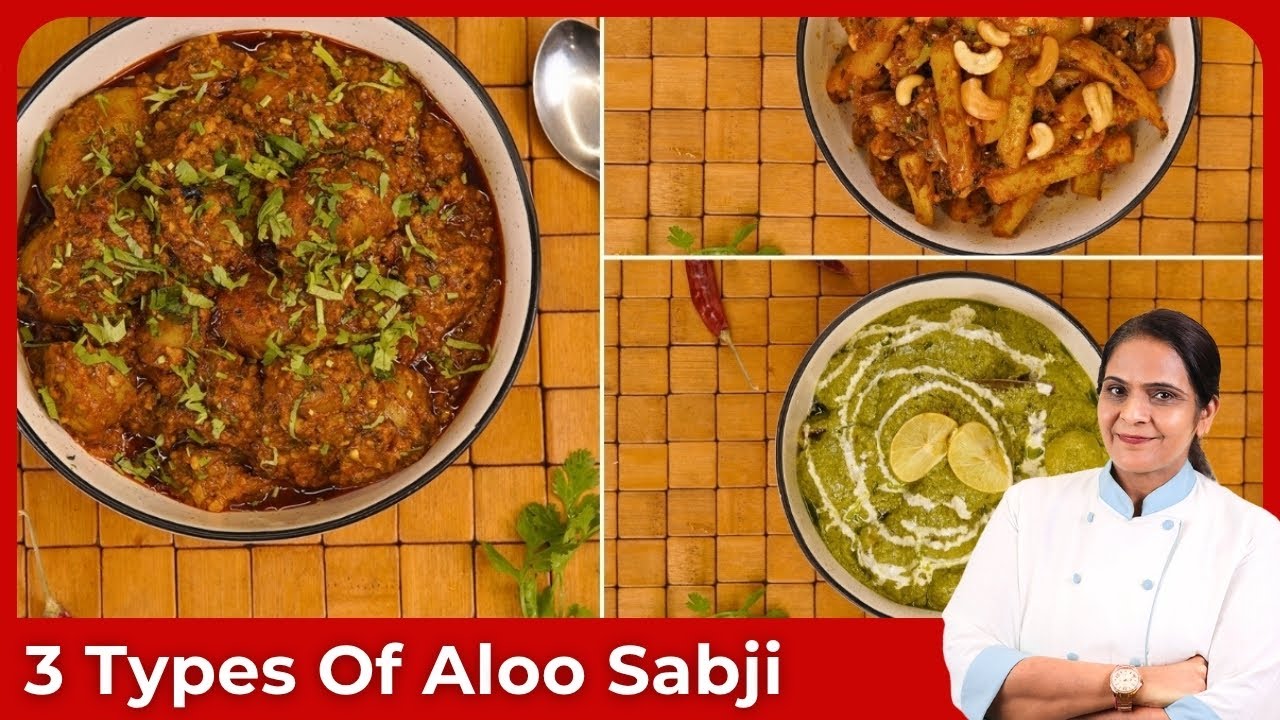 Free live Workshop, Summer Special 3 Types Of Aloo Sabji, Quick & Easy Dinner Recipe, Aloo lover