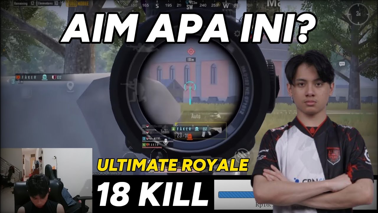 GAMEPLAY AE ROSEMARY ULTIMATE ROYALE !! AIM APA INI COY😱| PUBG MOBILE