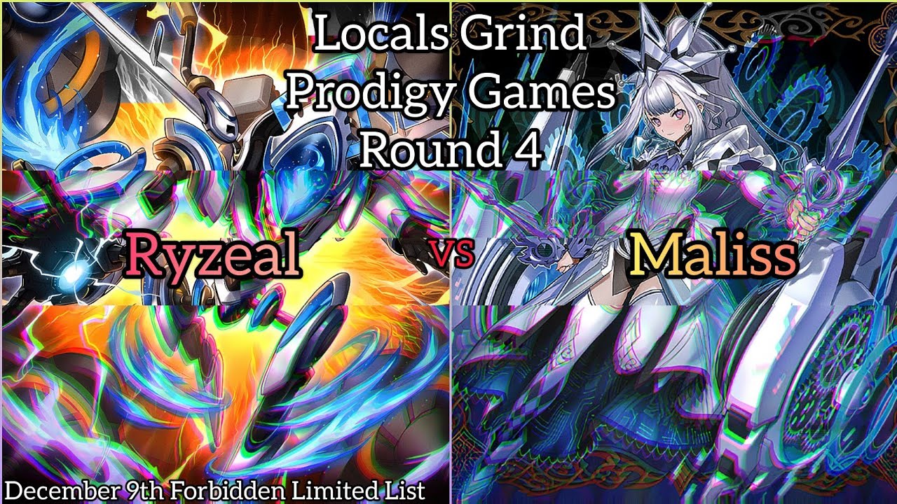 Yu-Gi-Oh! Locals Grind - Prodigy Games - Round 4 - Ryzeal vs Maliss
