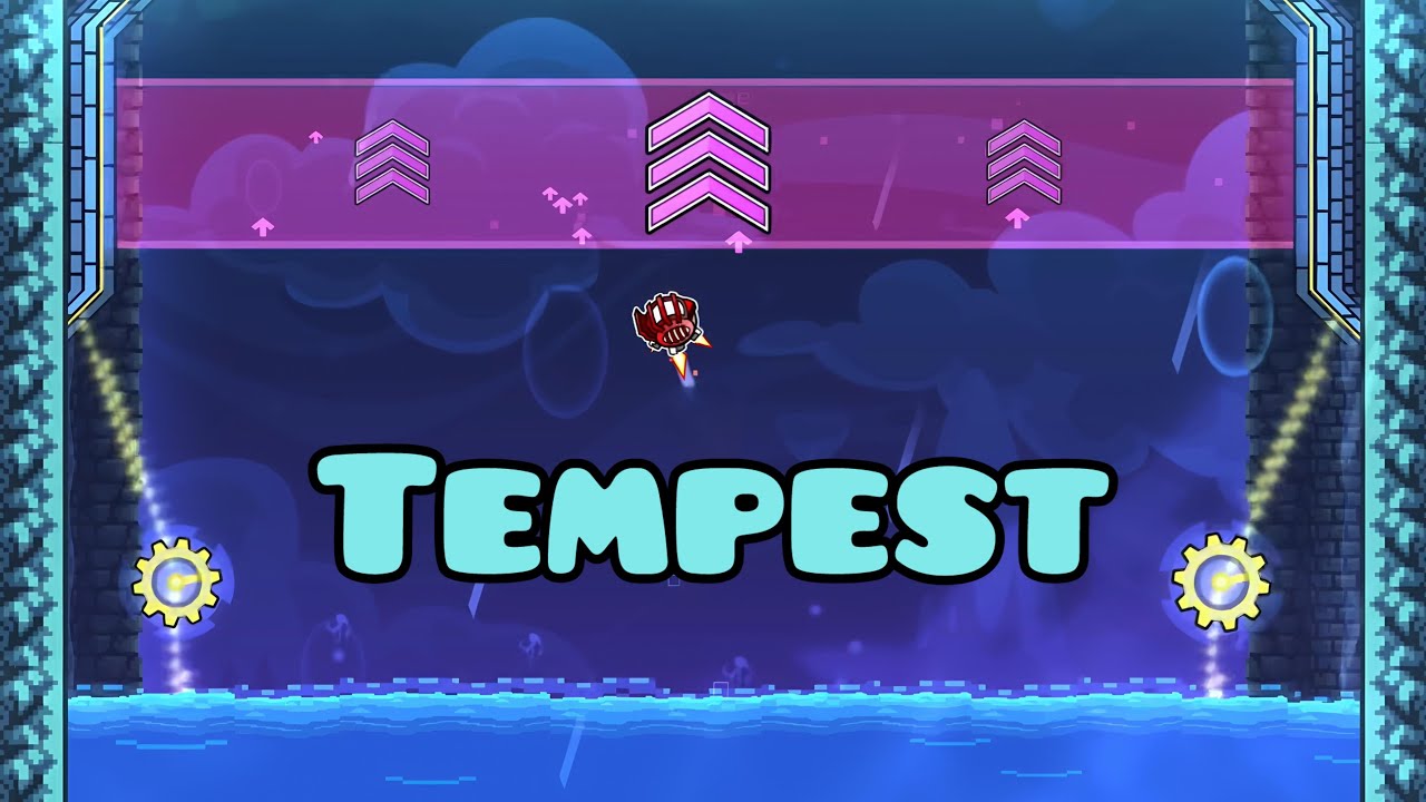 &ldquo;Tempest&rdquo; by Dymond16 (ALL COINS) | Geometry Dash Daily Level #394 
