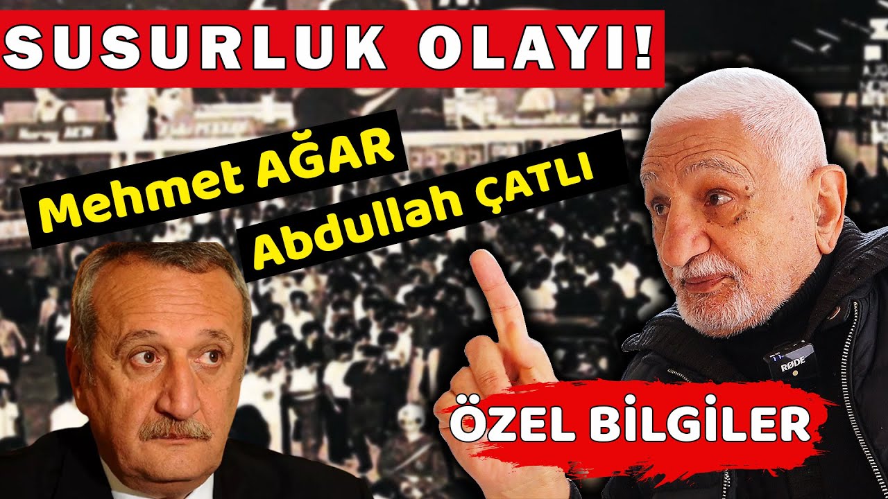 MEHMET AĞAR ve ABDULLAH ÇATLI ile AKCAN KOÇOĞLU YAŞADIĞI OLAY !