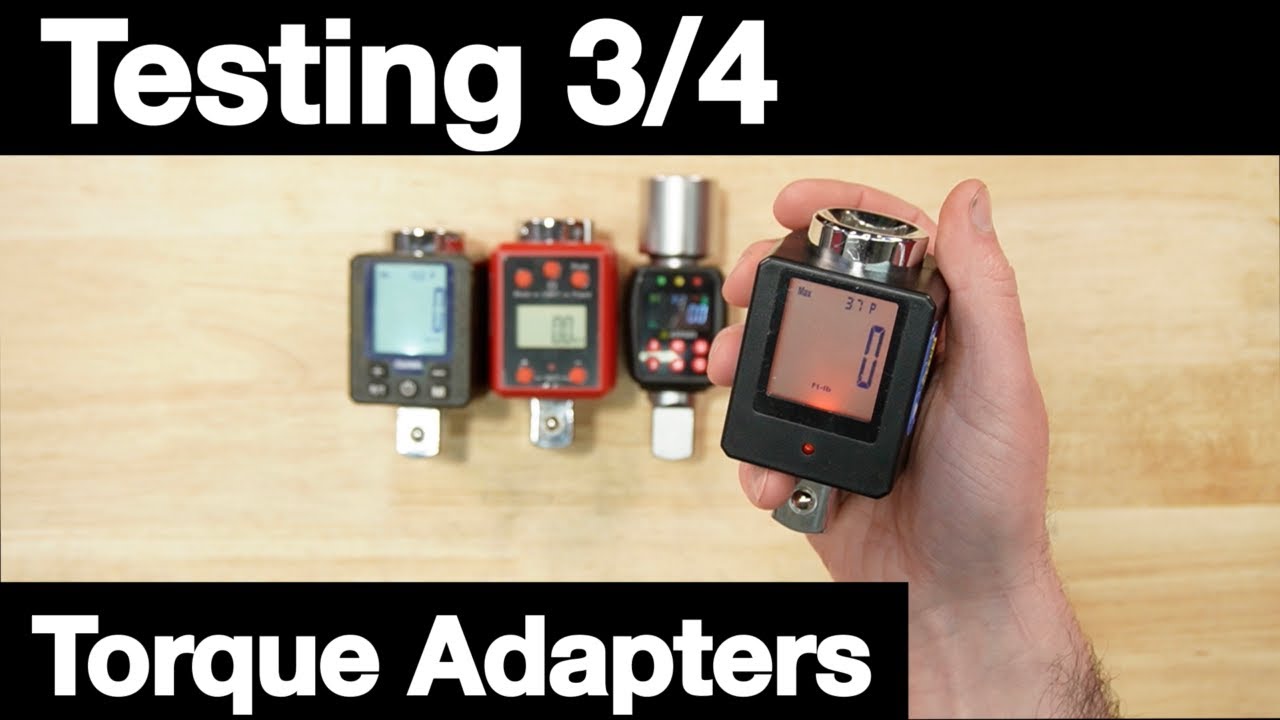 Testing 3/4 Digital Torque Adapters