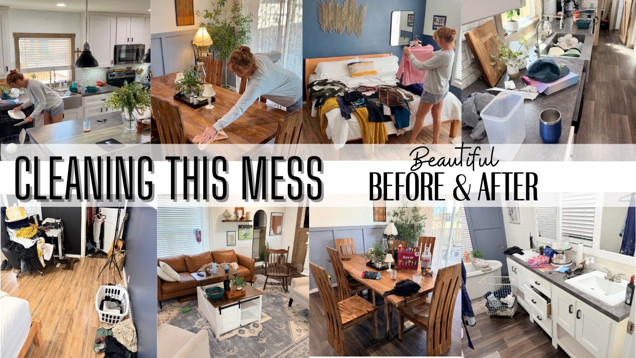 *NEW* CLEAN WITH ME | BEAUTIFUL BEFORE AND AFTER |  DEEP CLEANING 2.0