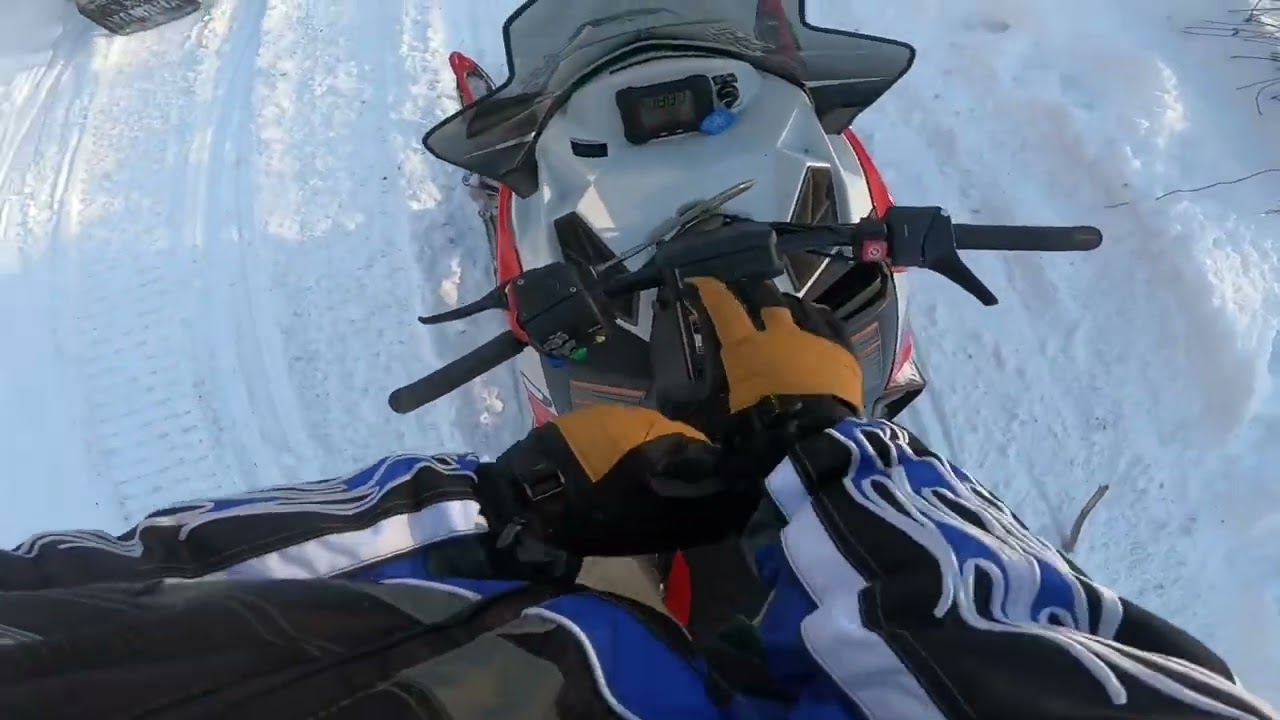 Riding The Trails on a Polaris Rush 600 Pro-R!