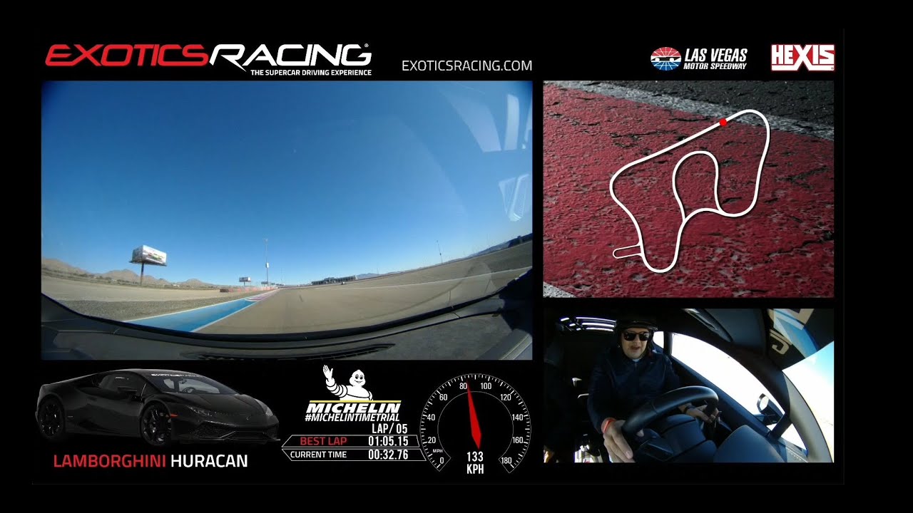 Carros pra Voc&ecirc; - Lamborghini Hurac&aacute;n V10 2018 - 7 Voltas no Aut&oacute;dromo Las Vegas Motor Speedway