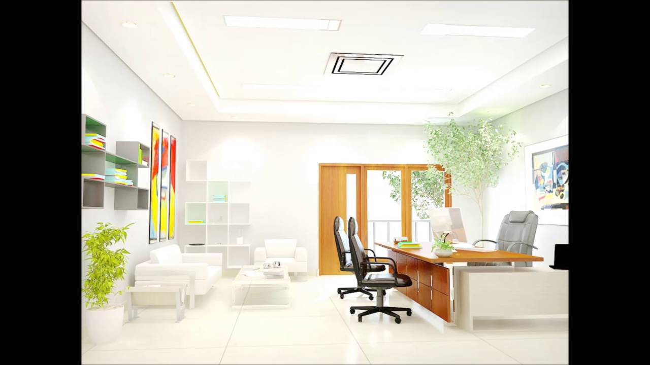 Pink Home Office At Awesome Colorful Home Office Design Ideas