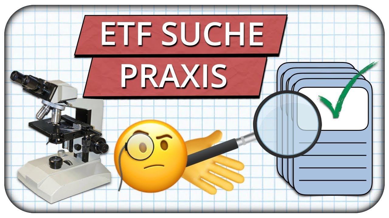So findest du den richtigen ETF -  ETF Suche in der Praxis mit Just ETF 🔎