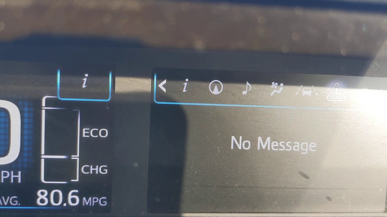 Setting the clock in your Toyota Prius prime advance