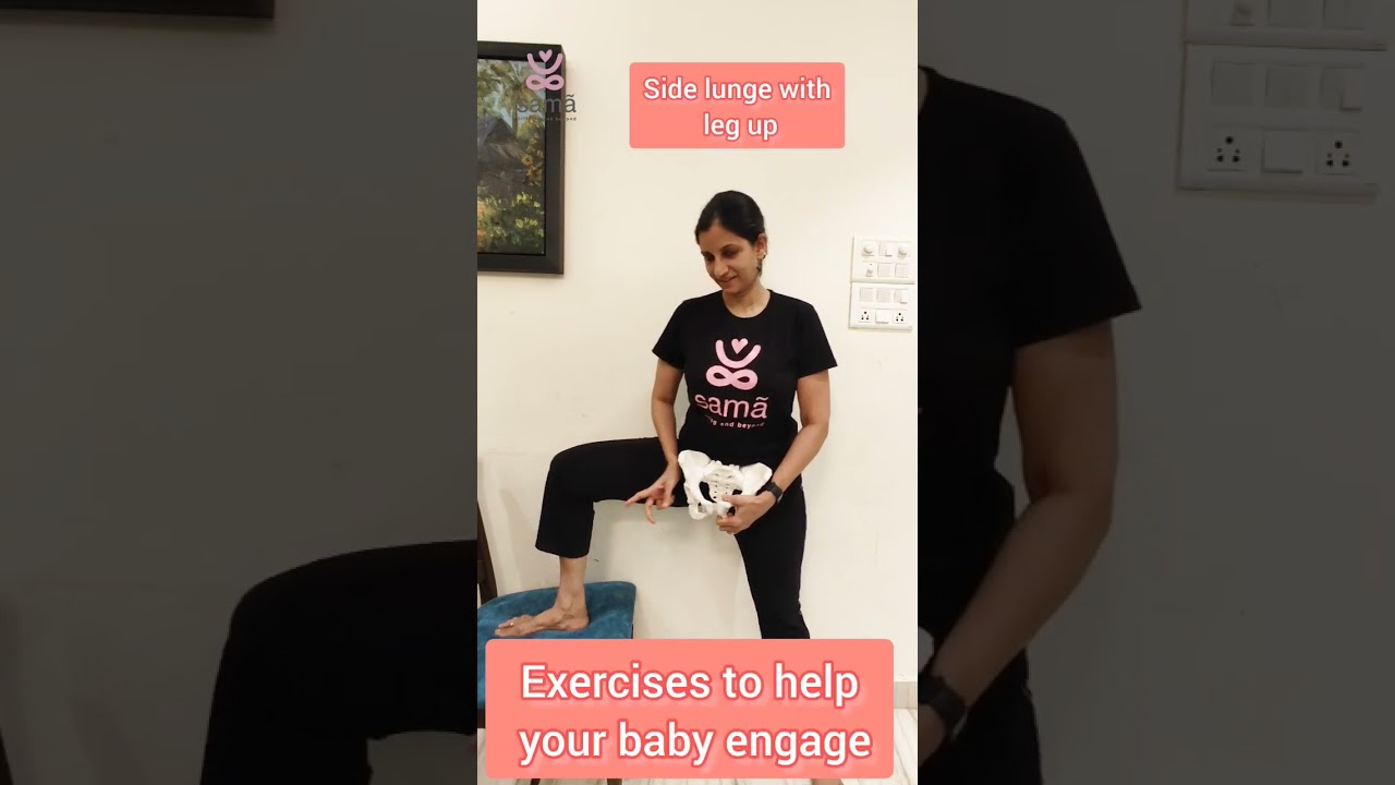 Exercises to help engage your baby and to do during labor
