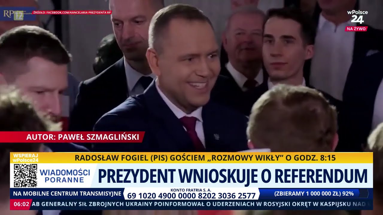 Wiadomości Poranne wPolsce24 8.05.2026
