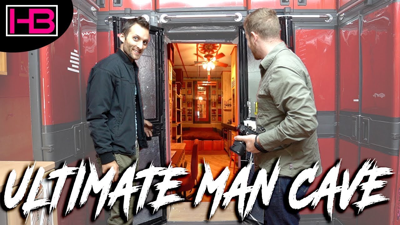 He Built a Secret Lair in His Storage Unit | Best Man Cave | HustleBros
