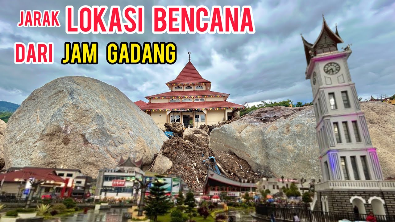 KONDISI TERKINI DAERAH TERDAMPAK BANJIR LAHAR DINGIN GUNUNG MARAPI BUKIK BATABUH KABUPATEN AGAM