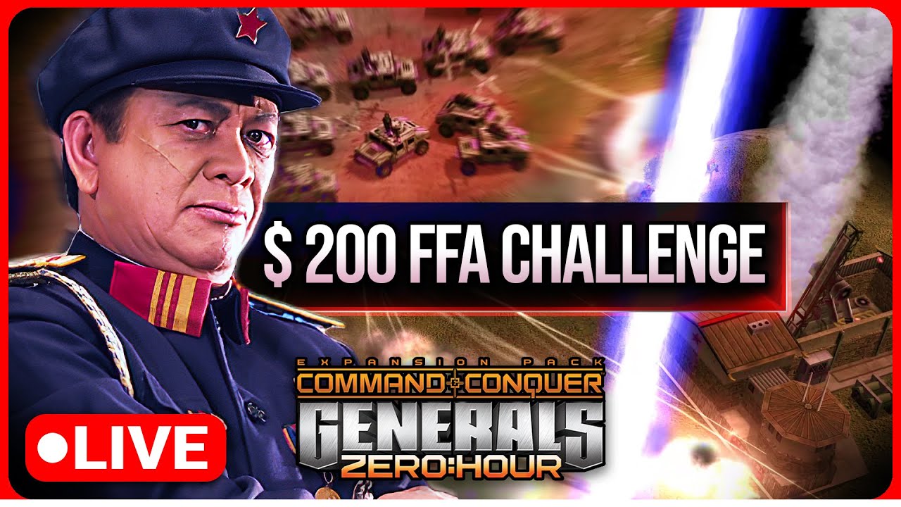 $200 Clash of All-Stars - Anonymous FFA Challenge  | C&C Generals Zero Hour