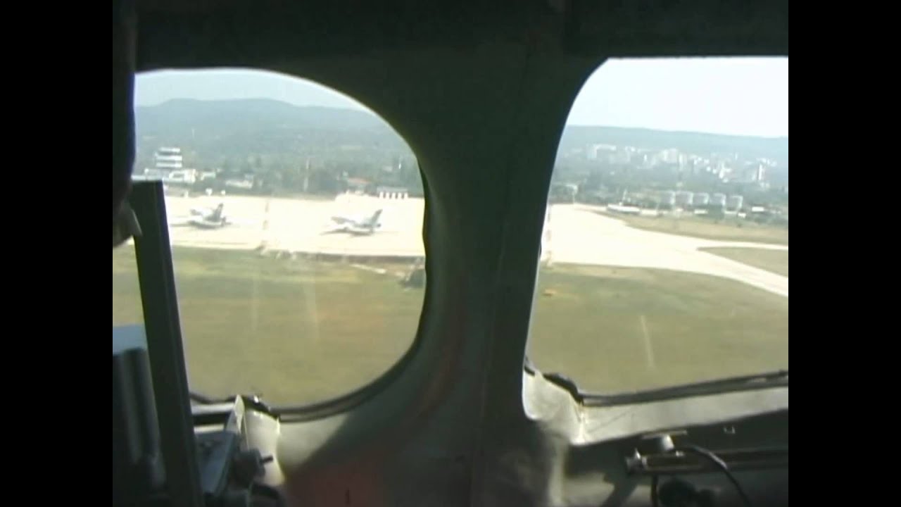 THE SIGHT & THE SOUND 9/13 : Balkan Bulgarian AN-24 LZ-ANM cockpit documentary from Varna to Bourgas