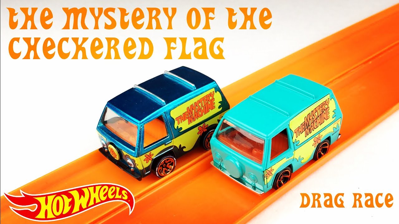 Hot Wheels The Mystery of the Checkered Flag with the Hot Wheels ID car: The Mystery Machine