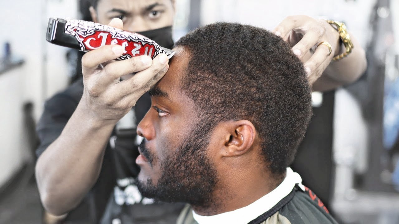 HAIRCUT TUTORIAL: BEARD SHAPE UP | MID FADE