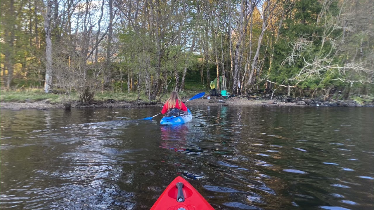 Kayaking and camping Loch Awe