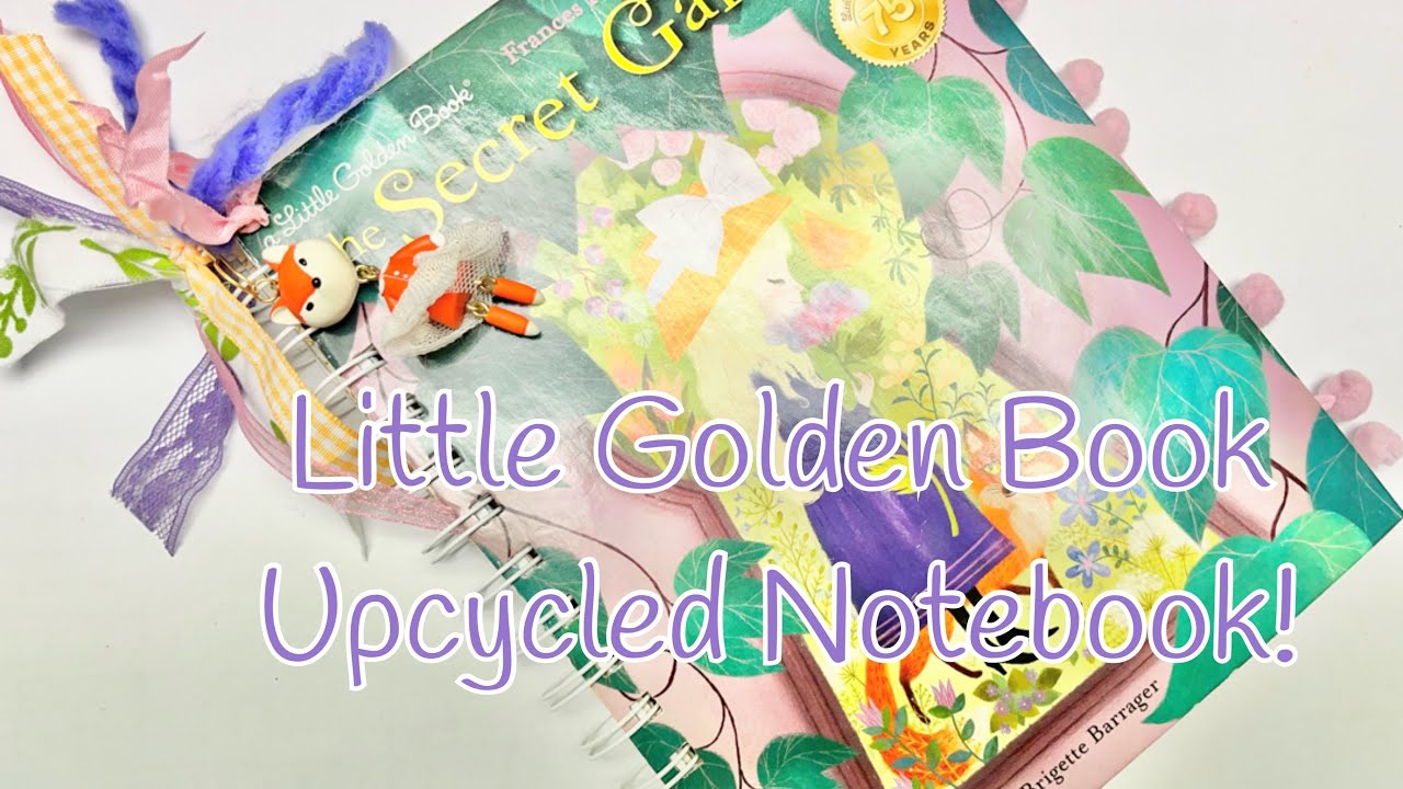 Little Golden Book - Upcycled Notebook!