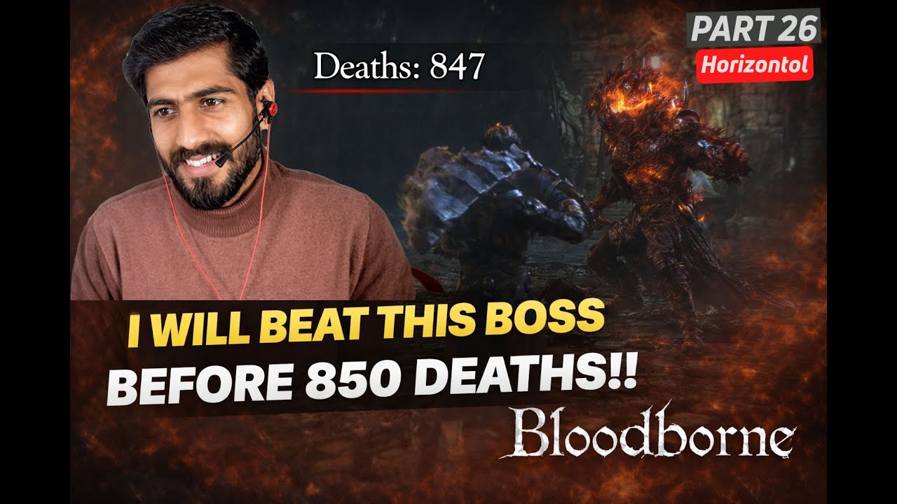 Live Bloodborne | 26th Part | Horizontal | #fromsoftware #bloodborne #gaming #zidionfire