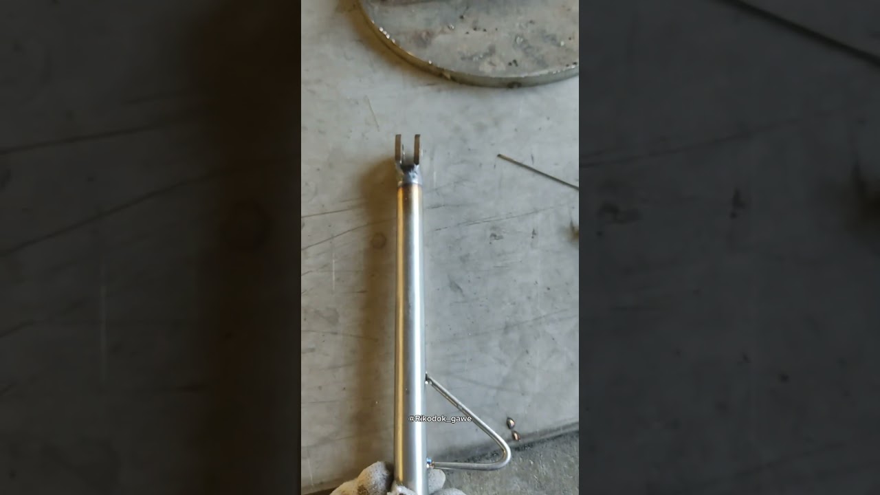 BUAT STANDAR SAMPING MOTOR #welding #lastig #kreatif #project