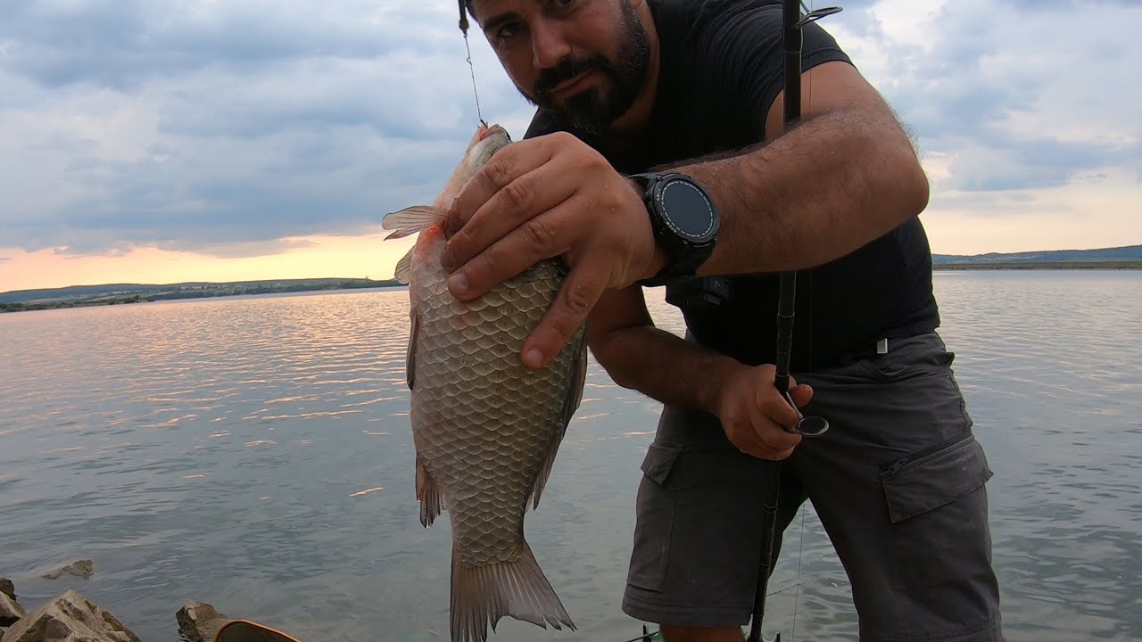 Pescuit la feeder pe baraj. AM INCERCAT SA SELECTEZ CARASI MARI
