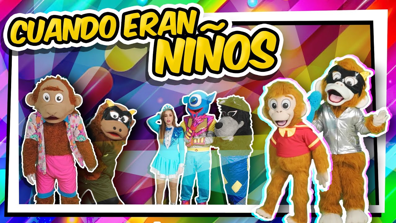 Monkey y El Malvado Capitán Banana cuando eran niños | Viajes en el tiempo | Tiempo Mágico