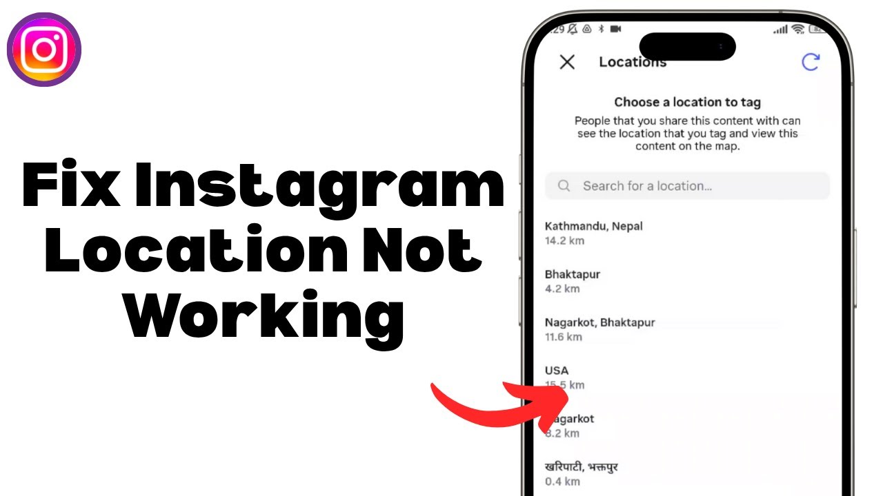 Instagram Location Not Working | Location Not Showing On Instagram