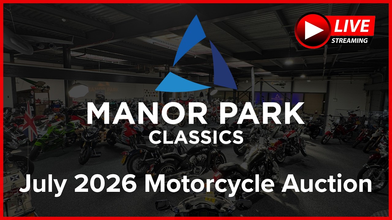 July 2026 Motorcycle Auction - Manor Park Classics