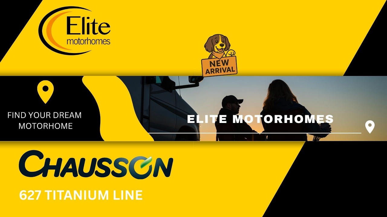 Chausson 627 Titanium Line | Twin Beds & Drop-Down Bed Motorhome Tour