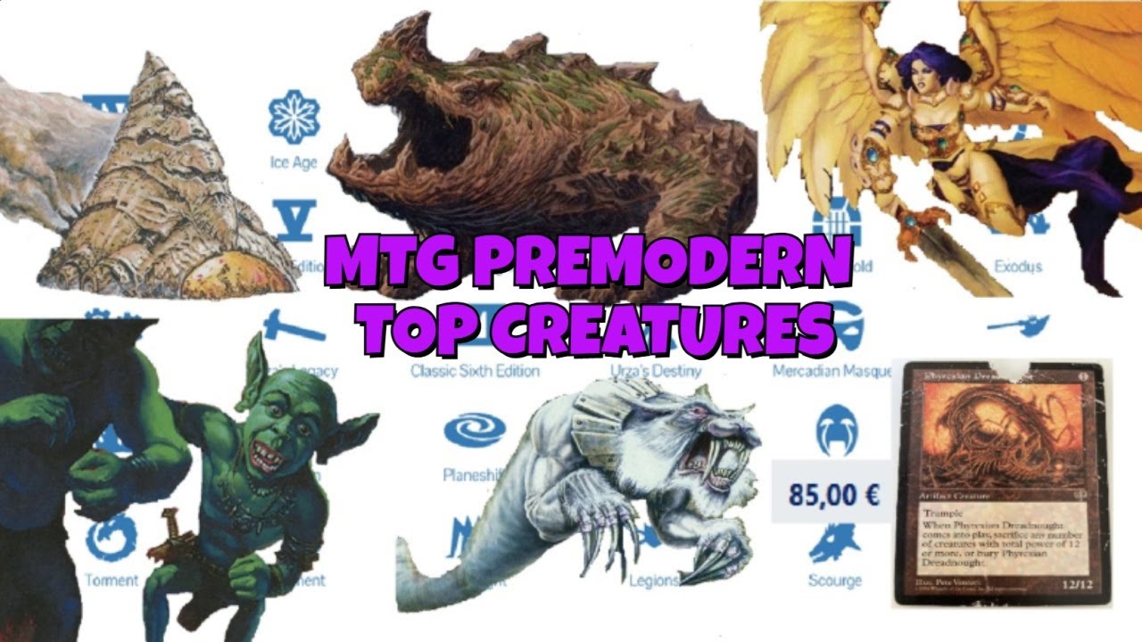 10 лучших существ MTG Premodern | Рейтинг основных и определяющих мета-карт существ!